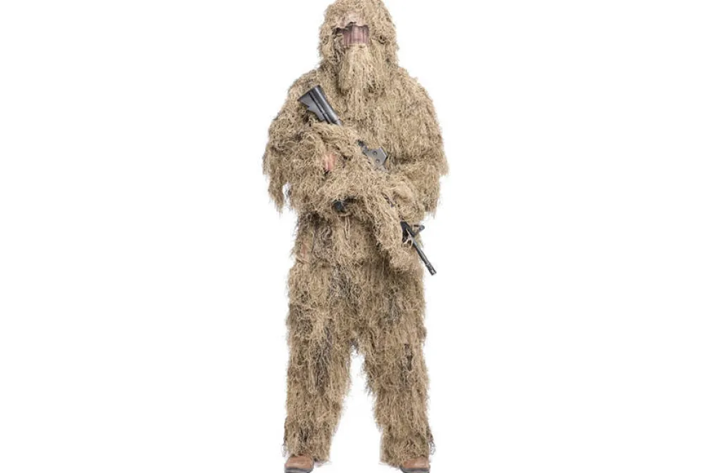 Rodes Sniper Ghillie Suit 4 dele – Desert – M/L New