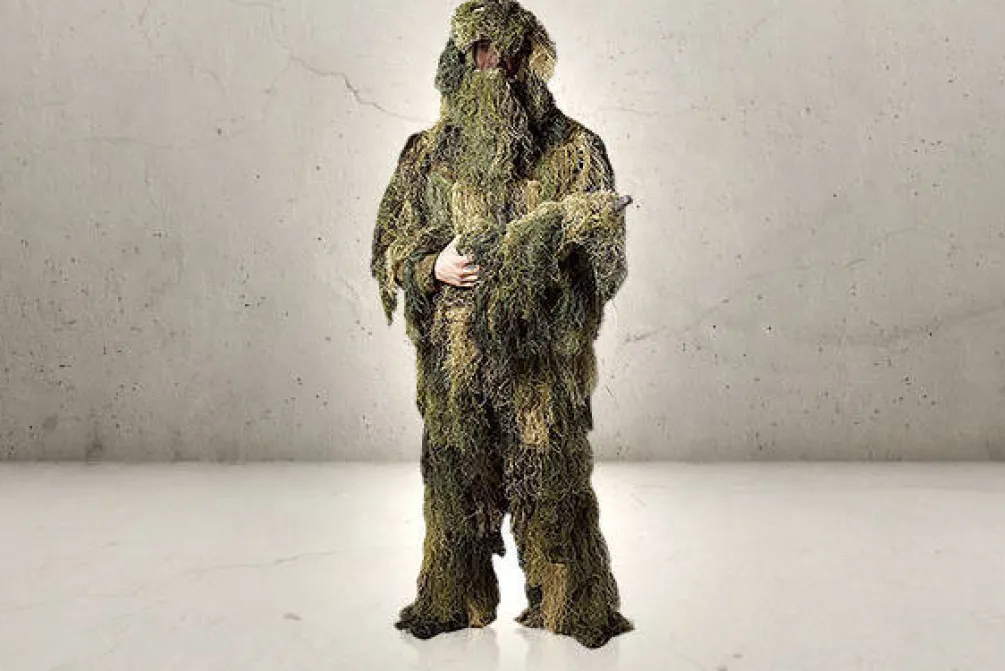 Rodes Sniper Ghillie Suit Woodland 4 dele – M/L Clearance