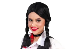 Rodes Sort Syntetisk Paryk Fashion