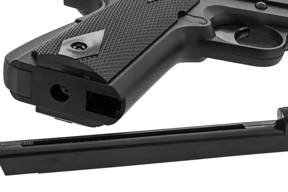 Rodes Sti Lawman – Gas pistol – Sølv/Sort Clearance