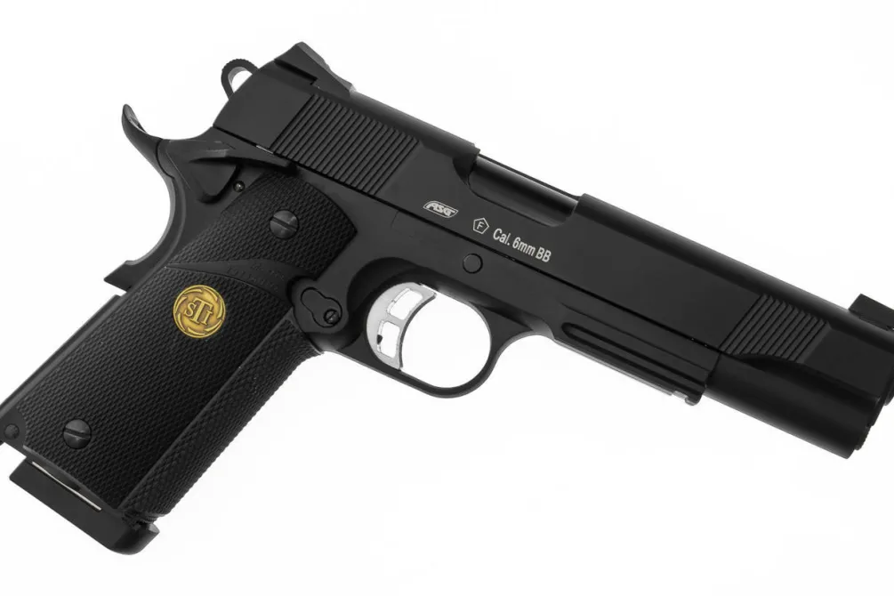 Rodes Sti Tac Master metal Gas blow back ASG – Black Hot