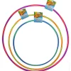 Rodes 3 stk. Hulahopring i Rainbow Best