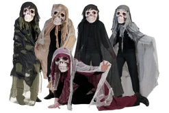 Rodes Stor Kranie maske med Kappe Fashion