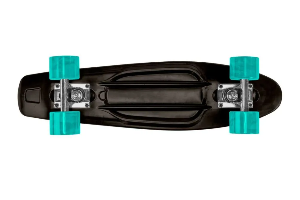 Rodes Streetsurfing Beach Skateboard 22″ – Sort/Turkis New