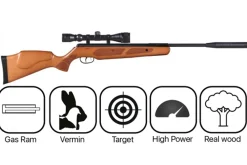 Rodes Synergy XS19 Silenced Nitro Power (4.5mm) Wood – Med 3-9 x 40 kikkert Sale