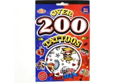 Rodes Tattoo Stickers album – 200 stk. Outlet