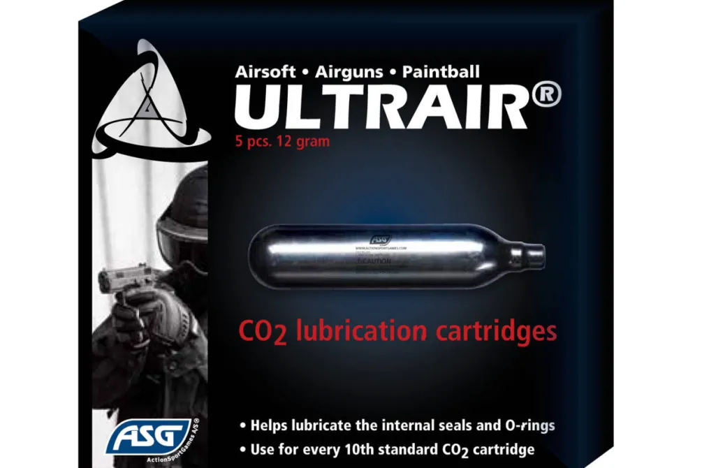 Rodes ULTRAIR Co2 patroner med smørelse – 5 stk. Fashion