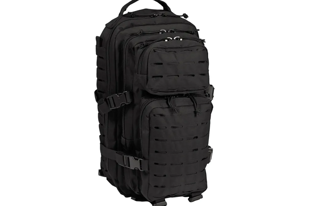 Rodes US Assault Pack Small Lasercut – Black New