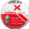 Rodes UX Cobra Spids Hagl Gen2 – 500 stk. – 4.5mm Fashion