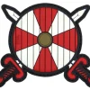 Rodes Viking Shield #33 Patch Outlet