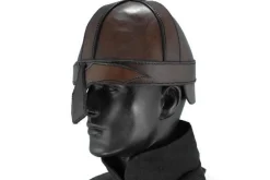 Rodes Warrior Helmet læder Brun – Junior Outlet