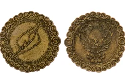 Rodes 10 x Bronze Eagle metal Coins / Mønter – Rollespil Hot