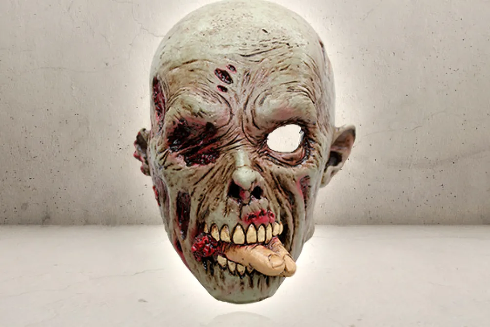 Rodes Zombie Flesh Eater Mask- Ghoulish Production Best