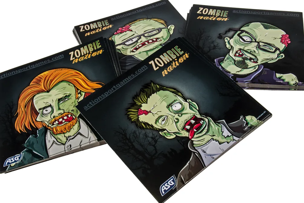 Rodes Zombie Nation Skydeskiver 14 x 14 cm – 100 stk. Discount